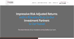 Desktop Screenshot of koreinvest.com